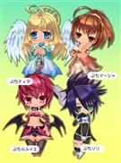「ぷちティタ」「ぷちマーシャ」「ぷちルルイエ」「ぷちリリ」
